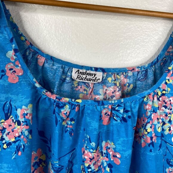 Anthony Richards Lot of 2 House Patio Dress Floral Muumuu Multicolor Size 3X - Picture 4 of 16